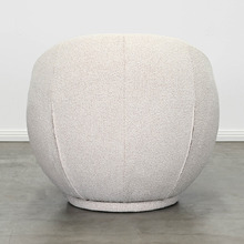 Clara Boucle Swivel Accent Chair